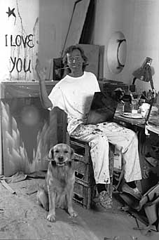 BILD: Leif Ahrle med hund