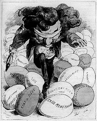 Karikatyrteckning, av André Gill