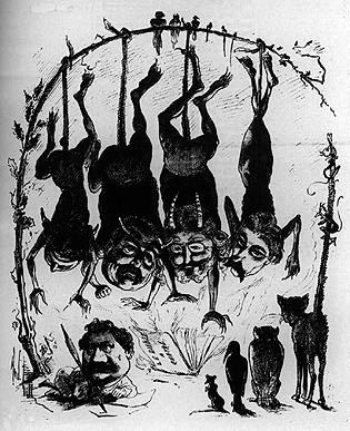 Karikatyrteckning, av André Gill