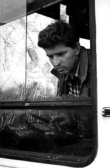 BILD: vandaliserad buss i Brcko, nordvstra Bosnien