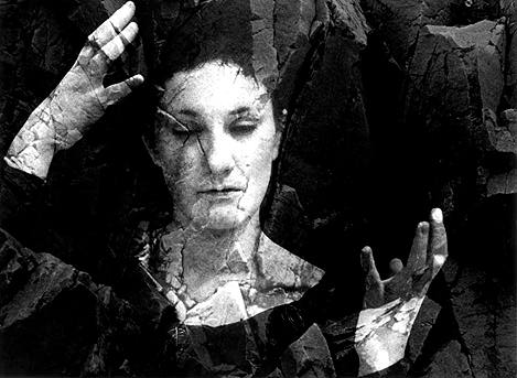 BILD: porträtt Butoh-kvinna