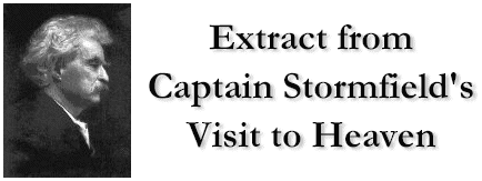 BILD + TEXT: Extract from Captain Stormfield's Visit to Heaven