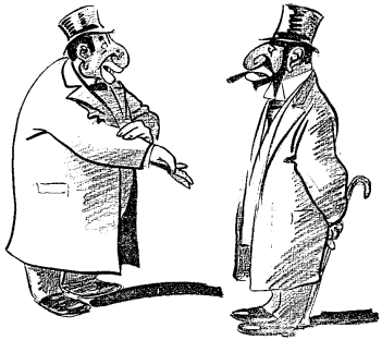 BILD: karikatyrteckning