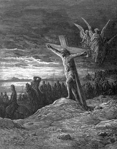 Bild; Jesus p� Golgata