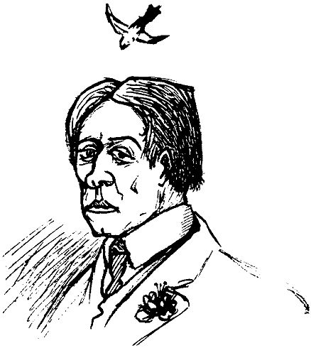 BILD: tecknat porträtt av Erik Norling