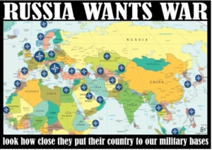 Ryssland inringat av NATO